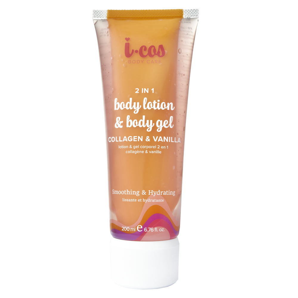 I-Cos 2 in 1 Body Lotion - Collagen & Vanilla - 200 ml