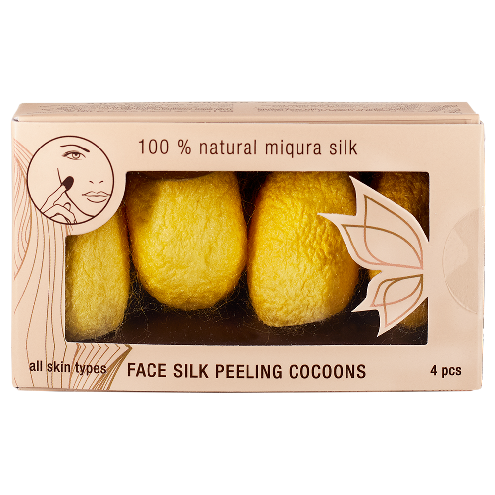 Miqura Silk Peeling Cocoons - 4 pcs