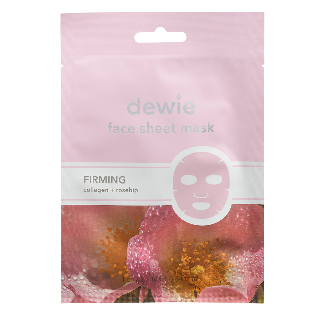 Face Sheet Mask - Firming - Collagen + Rosehip - 1 pc
