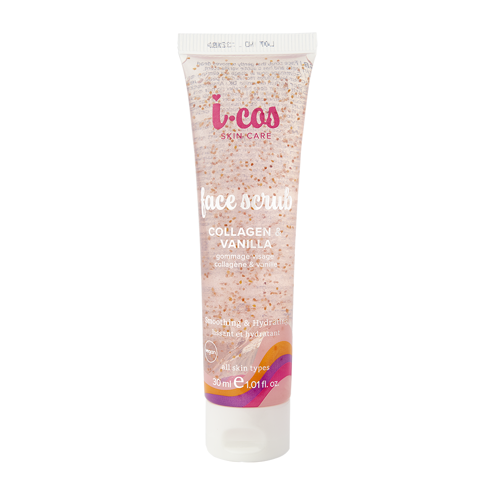 I-Cos Face Scrub - Collagen & Vanilla - 30 ml