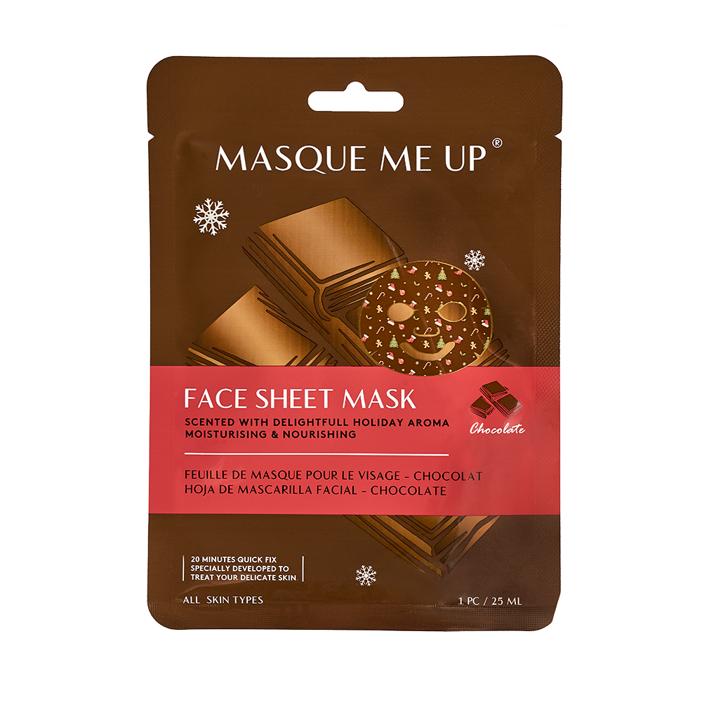 Christmas Face sheet mask - Chocolate