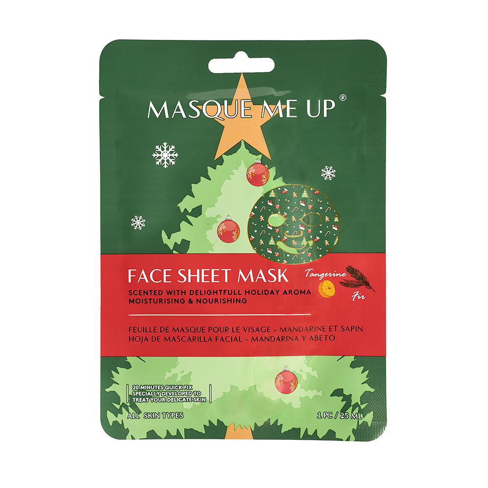 Christmas Face sheet mask - Tangerine