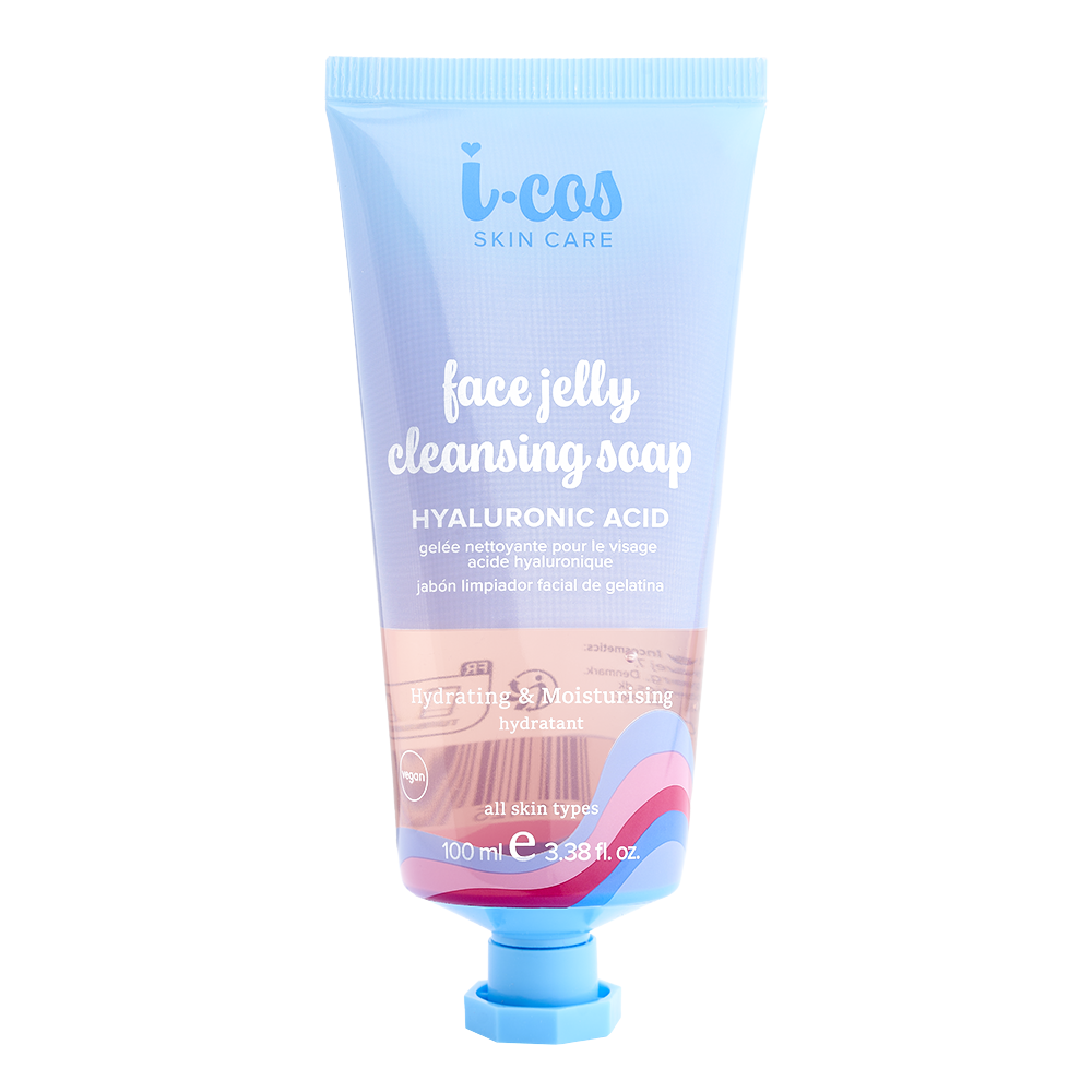 I-Cos Face Jelly Cleansing Soap - Hyaluronic Acid - 100 ml