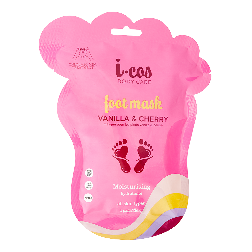 I-Cos foot mask - cherry - 36g