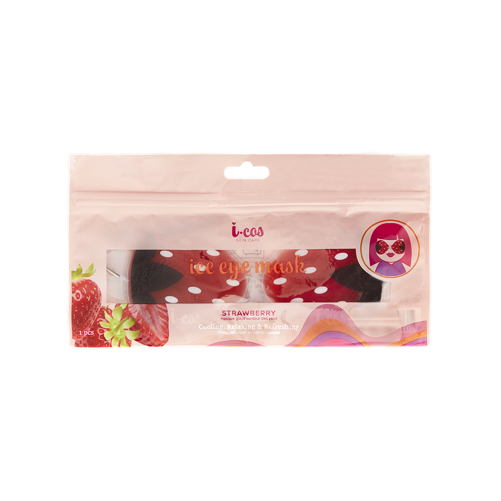 I-Cos Ice Eye Mask - Strawberry - 1 pc.