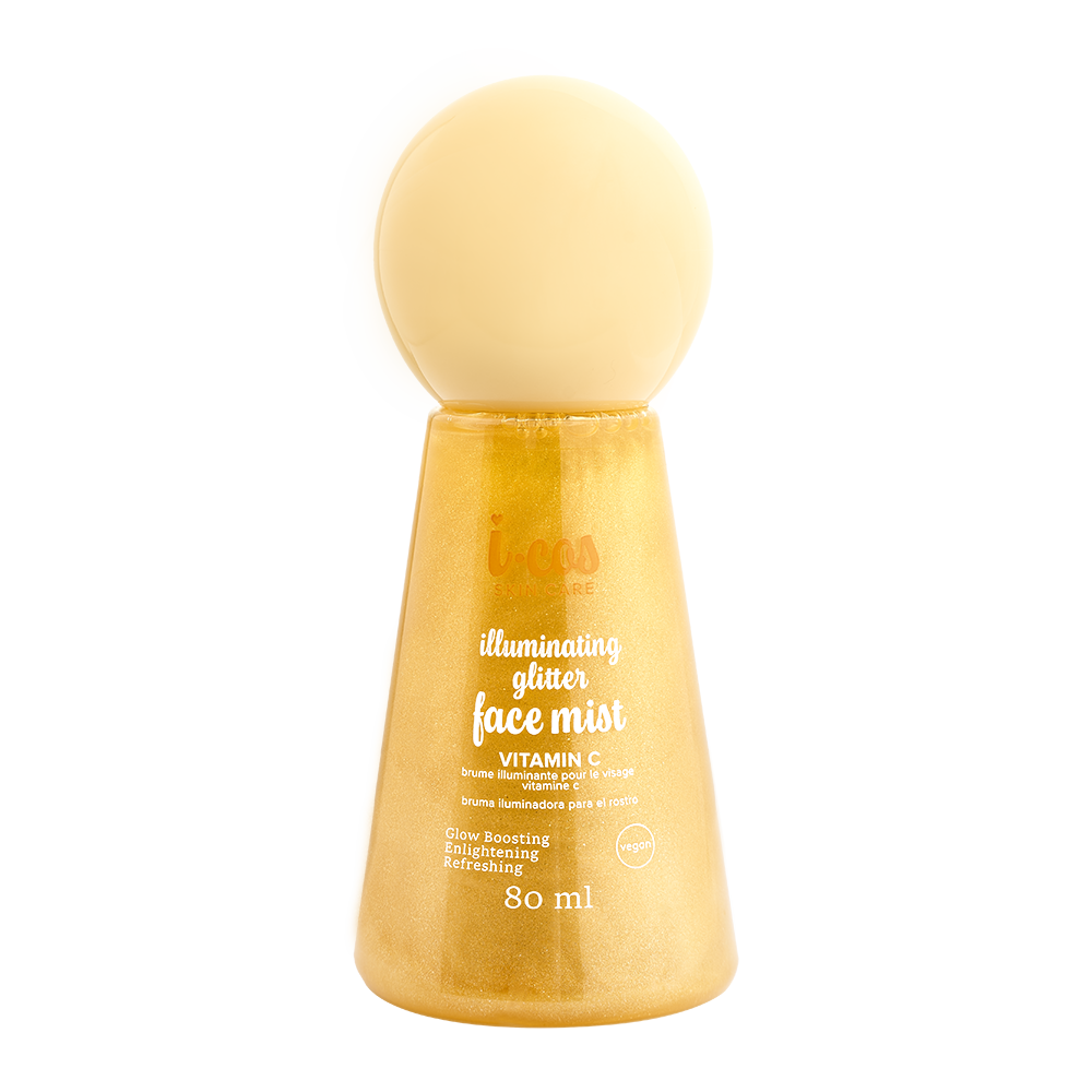 I-Cos Illuminationg Glitter Face Mist - Vitamin C - 80 ml
