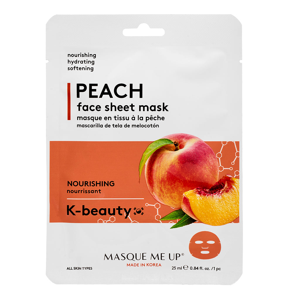 Masque Me Up Peach Face sheet mask