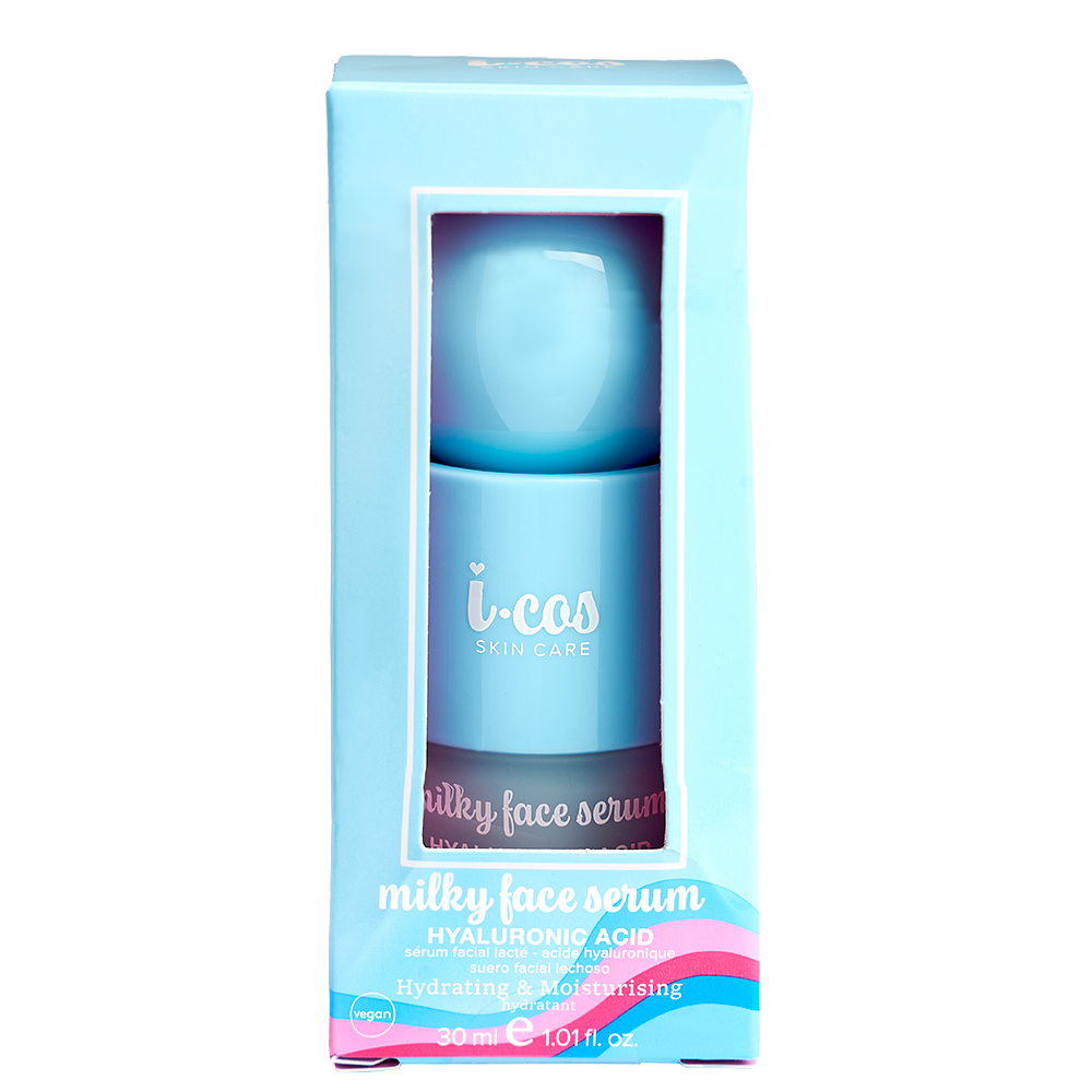 I-Cos Milky Face Serum - Hyaluronic Acid - 30 ml
